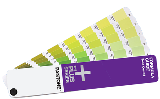 pantone1 Pantone färgguide visar gröna nyanser